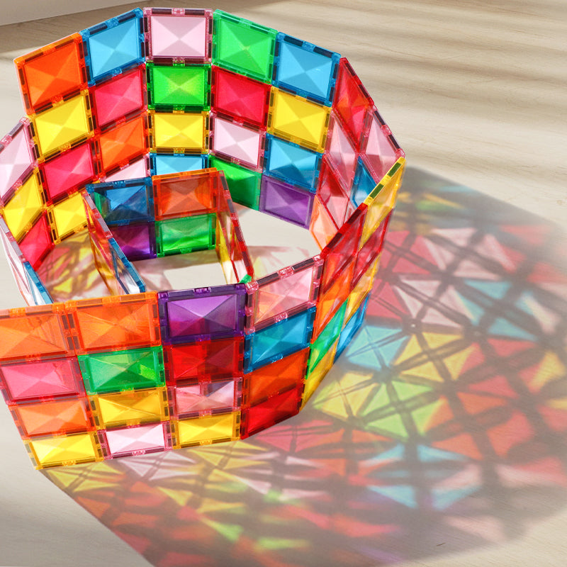 MAGPLAYER Magnetic Tiles 78Pcs