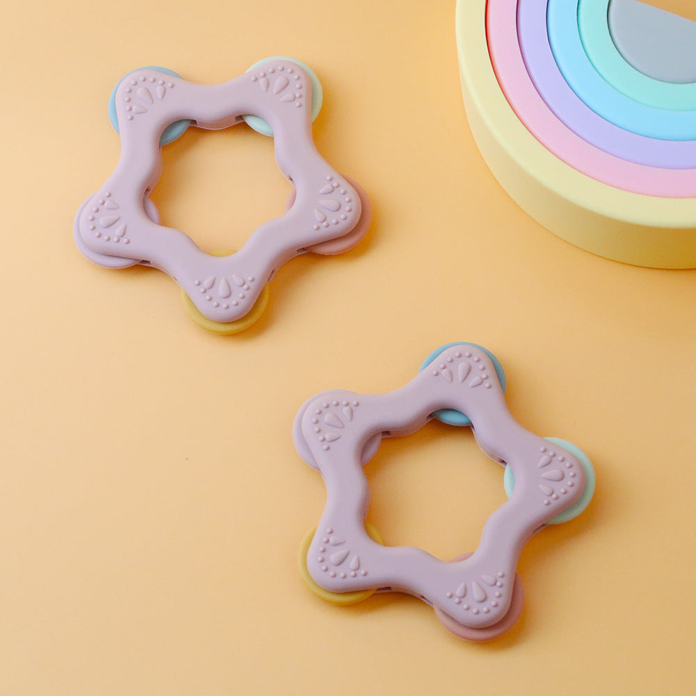 Star Silicone Baby Teether