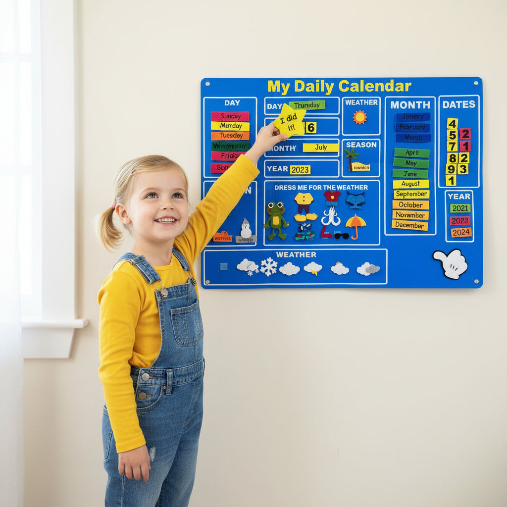 My Daily Calendar Wall-Mounted Busy Board