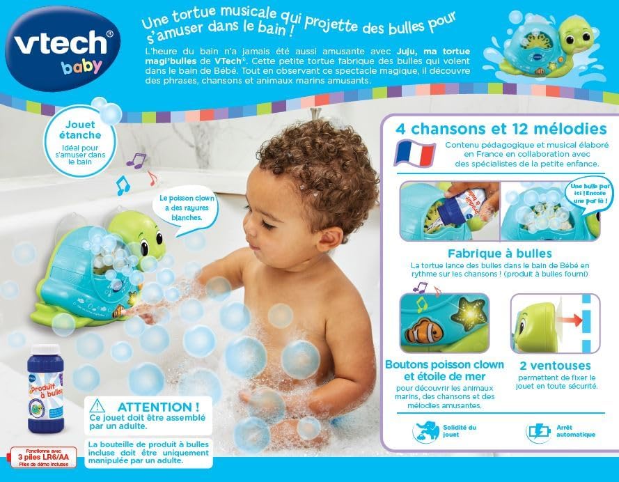 (VTECH) Juju Ma Tortue Magi’Bulles