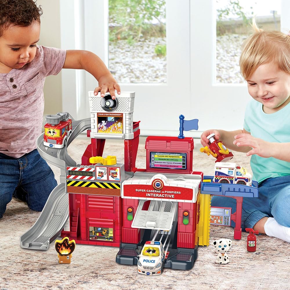 TUT TUT BOLIDES® SUPER CASERNE DE POMPIERS INTERACTIVE (VTFR)