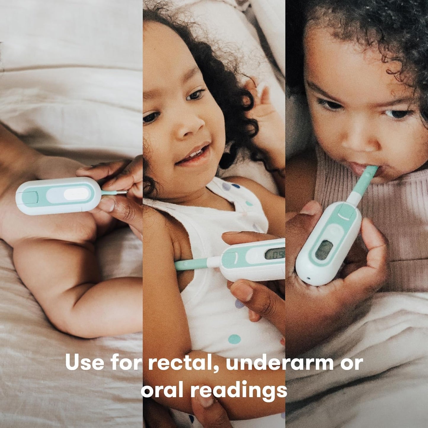 Frida Baby 3-in-1 Rectal, Underarm & Oral Thermometer for Kids