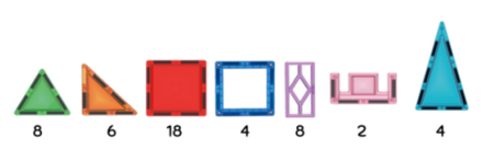 MAGPLAYER Magnetic Tiles 50Pcs
