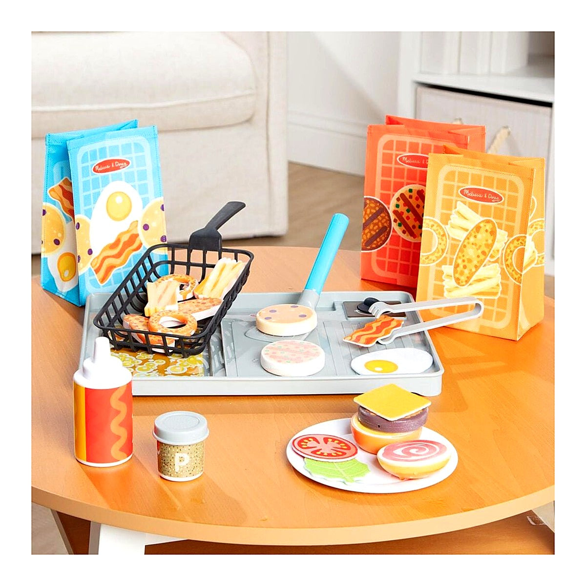 Melissa & Doug – Water Wow! Flip & Fry Grill Play Set