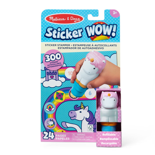 Melissa & Doug Sticker WOW! Unicorn activity pad and sticker stamper