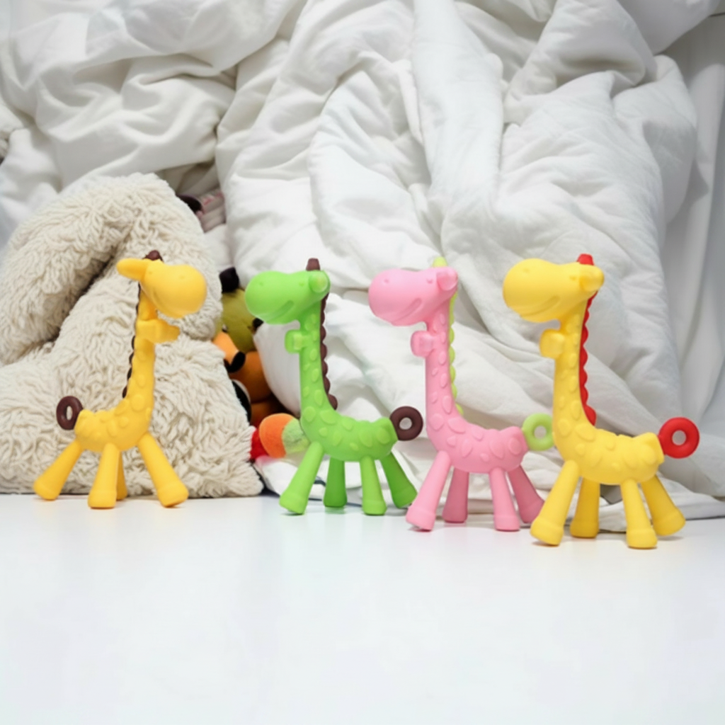 Giraffe Silicone Teether