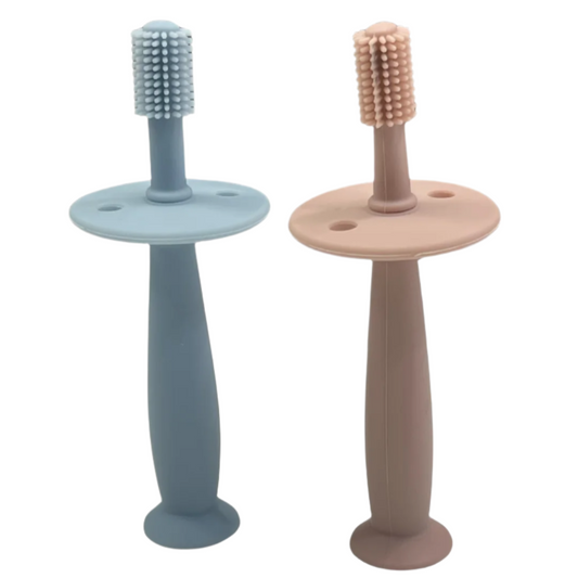 360° Silicone Baby Toothbrush with Stopper