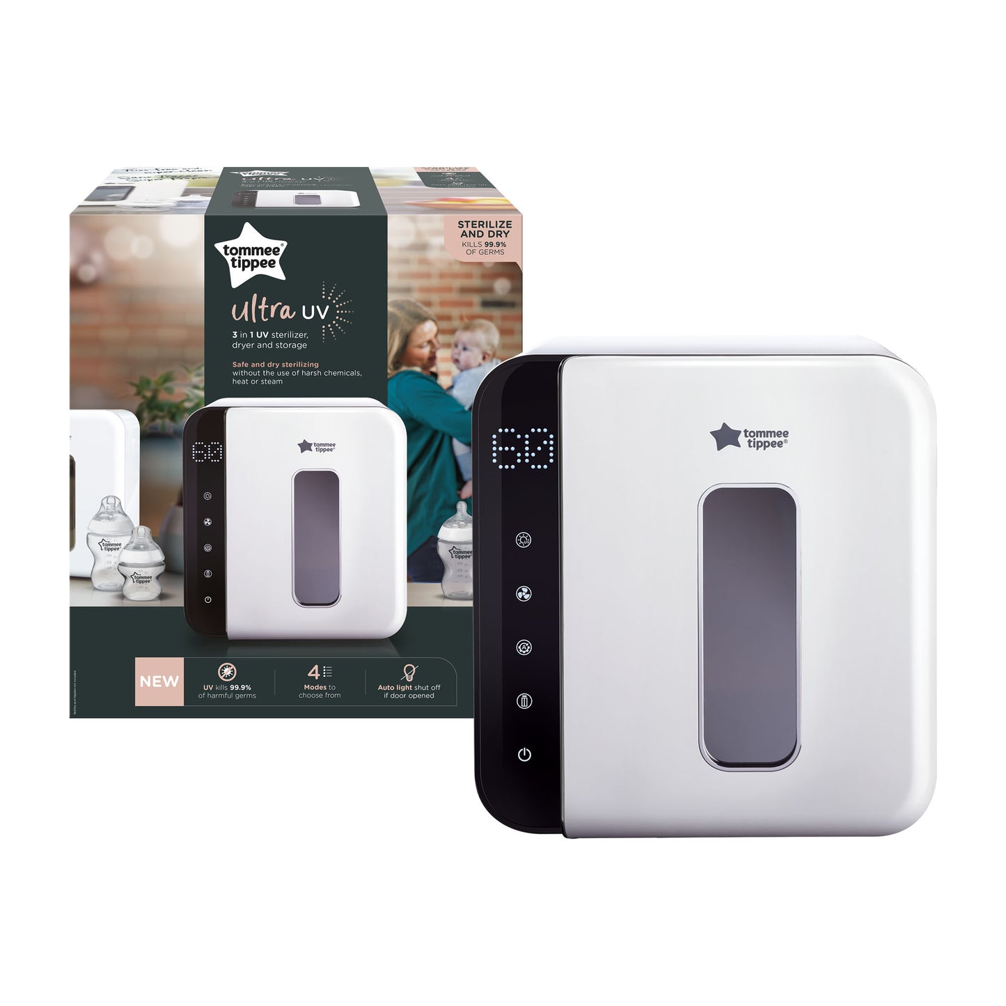 Tommee Tippee Ultra UV 3-in-1 Sterilizer, Dryer and Storage