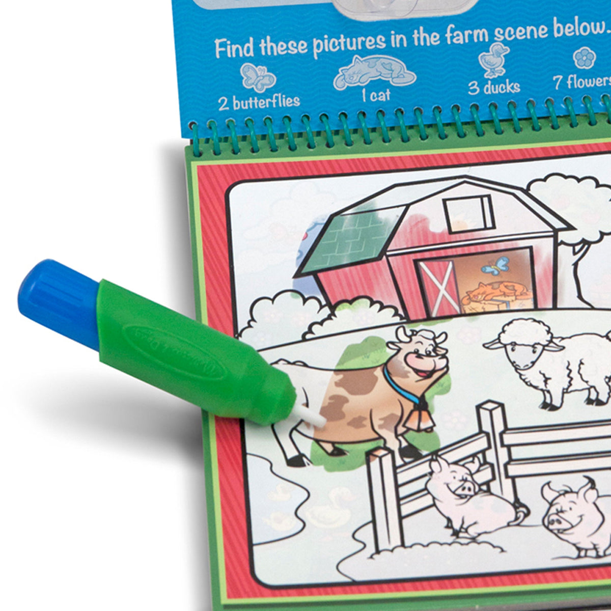Melissa & Doug Water Wow! Animals – open pad and water pen