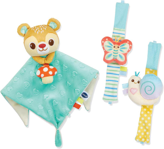 (VTECH) Coffret Naissance Toudoux Doudou et Bracelets Hochets (VTFR)