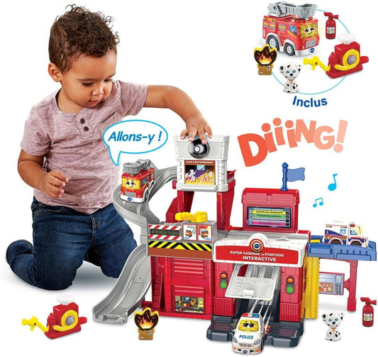TUT TUT BOLIDES® SUPER CASERNE DE POMPIERS INTERACTIVE (VTFR)