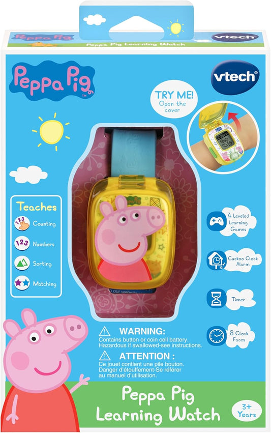 (VTECH) Peppa Pig Learning Watch Blue (VTUK)