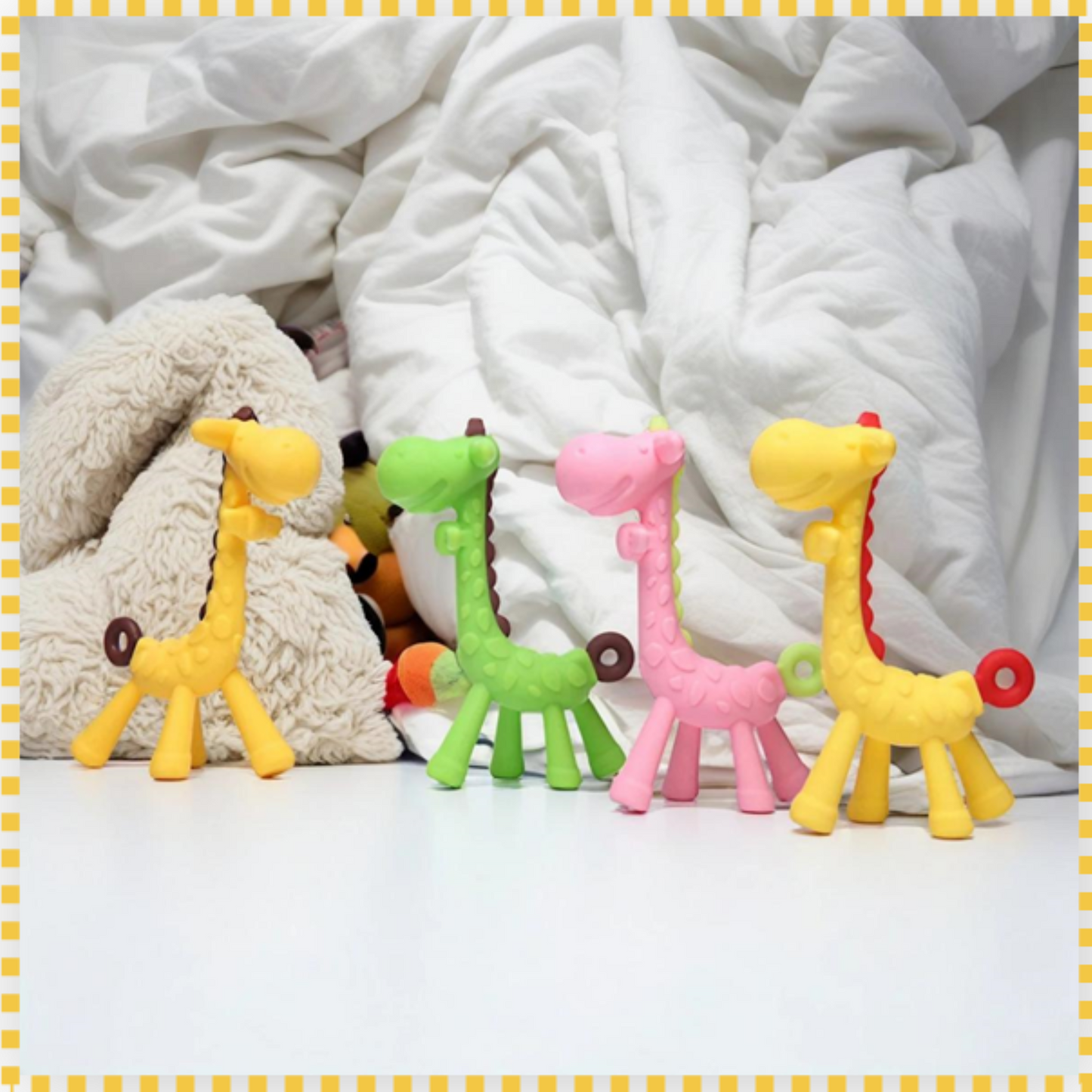 Giraffe Silicone Teether