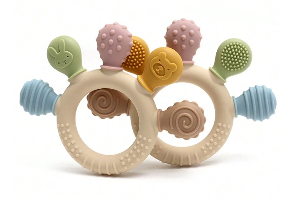 Colorful Silicone Baby Teether