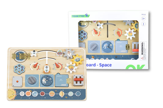 🚀 Busy Board – Space Edition (3Y+)