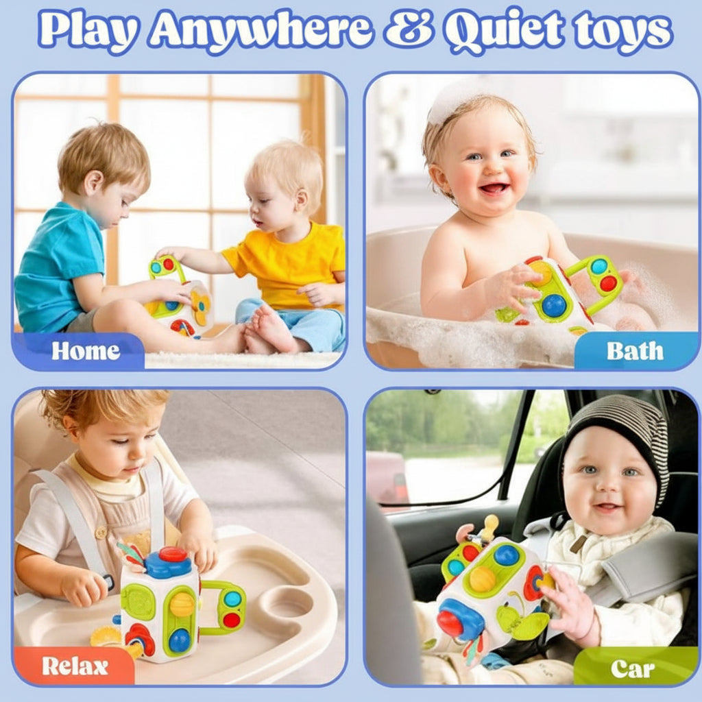 Busy Cube Montessori Sensory Toy