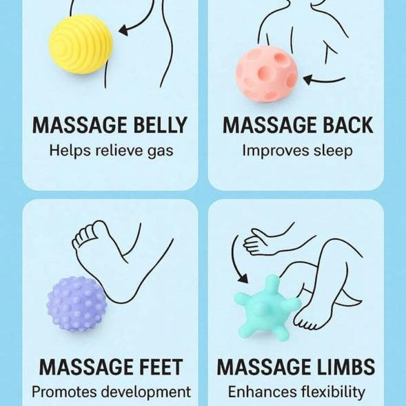6pcs Baby Sensory Ball