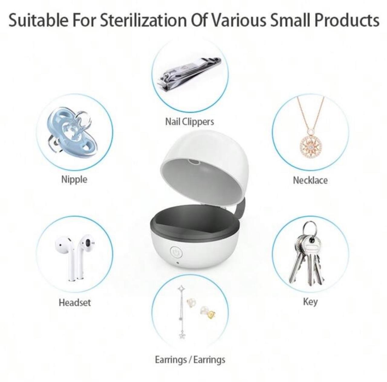 UV Portable Rechargeable Pacifier Sterilizer