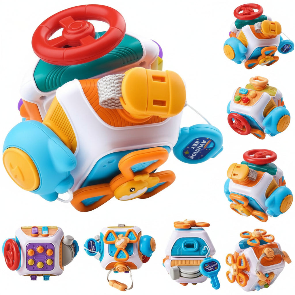 10 in 1 Montessori Sensory Busy Cube