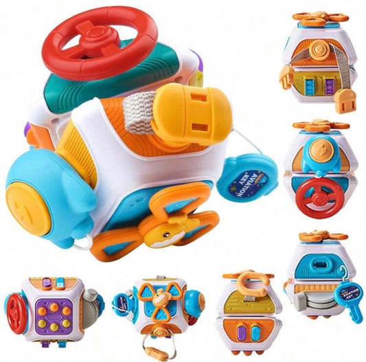 10 in 1 Montessori Sensory Busy Cube