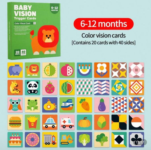 Color Vision Cards (6–12 Months)