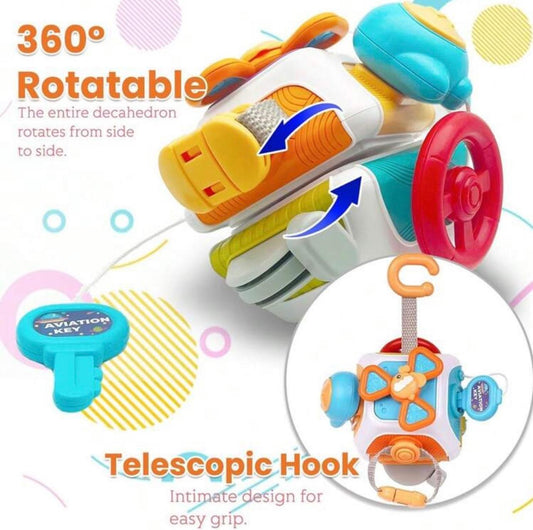 10 in 1 Montessori Sensory Busy Cube