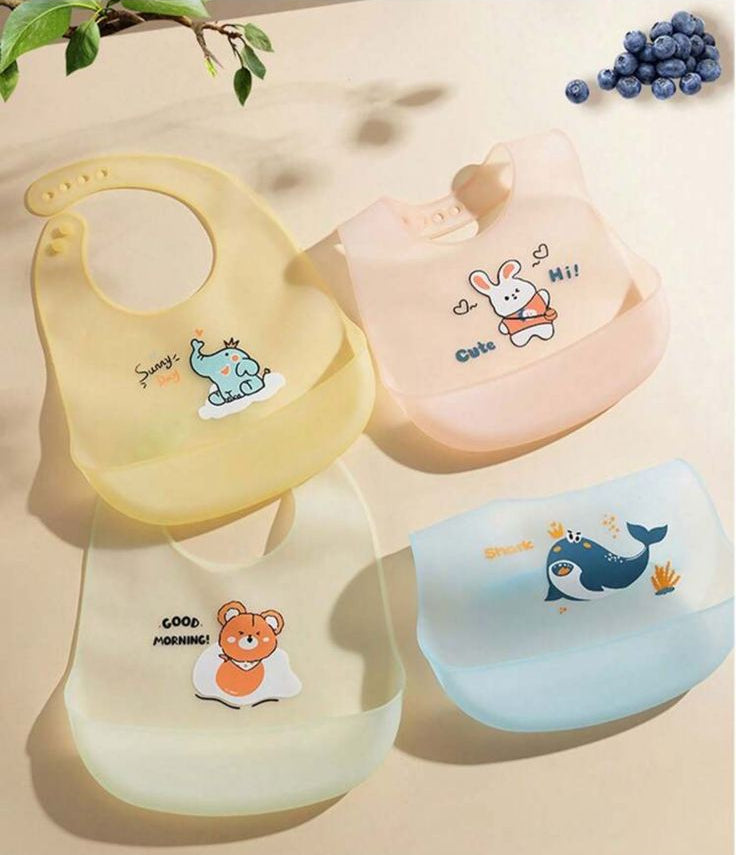 Silicone Baby Bib – Waterproof & Easy to Clean