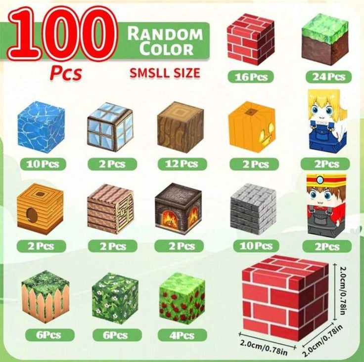 Magnetic Building Block Set – STEM Montessori Sensory Toy
