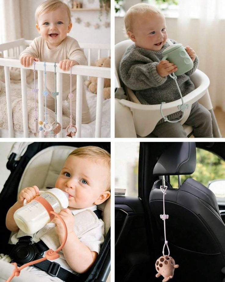 Silicone Baby Strap Holder