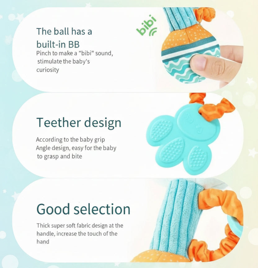 Baby Rattle Soft Plush Toy