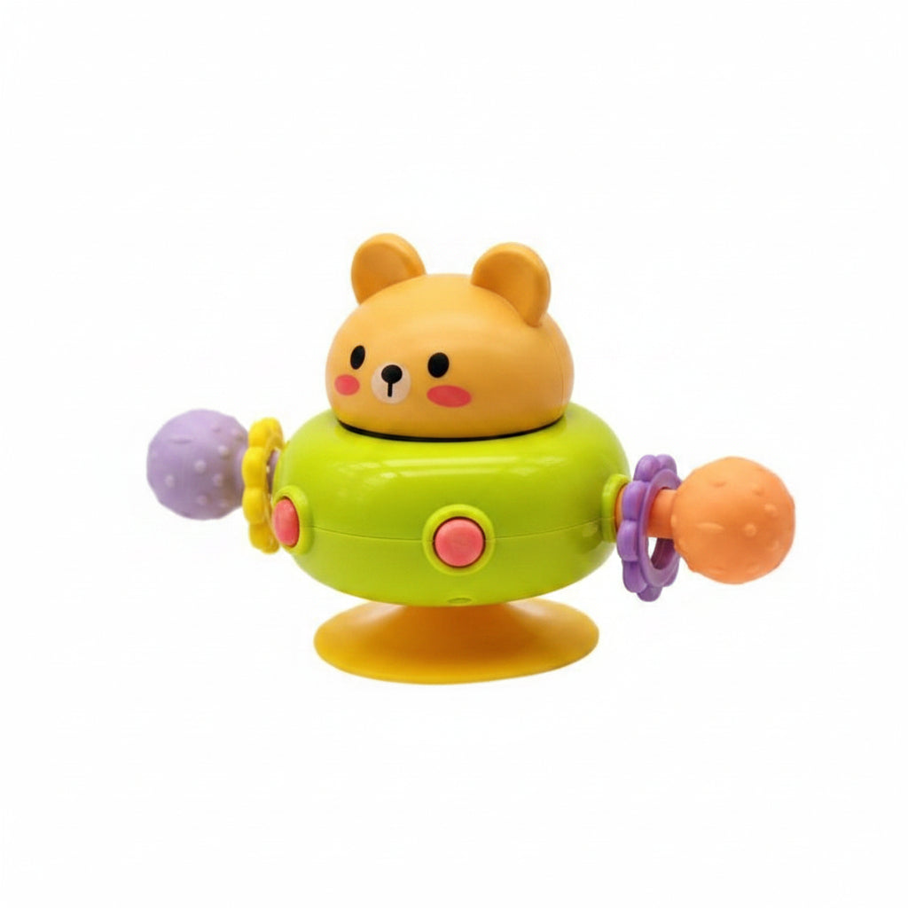 Rotating Bear Silicone Teether Toy