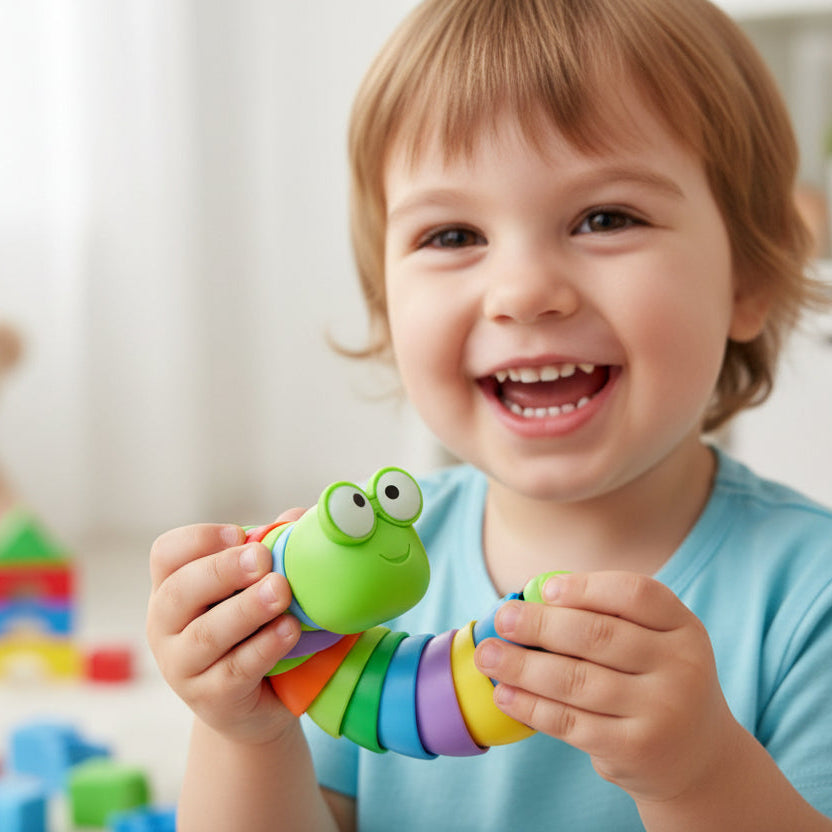 Rainbow Worm Sensory Toy