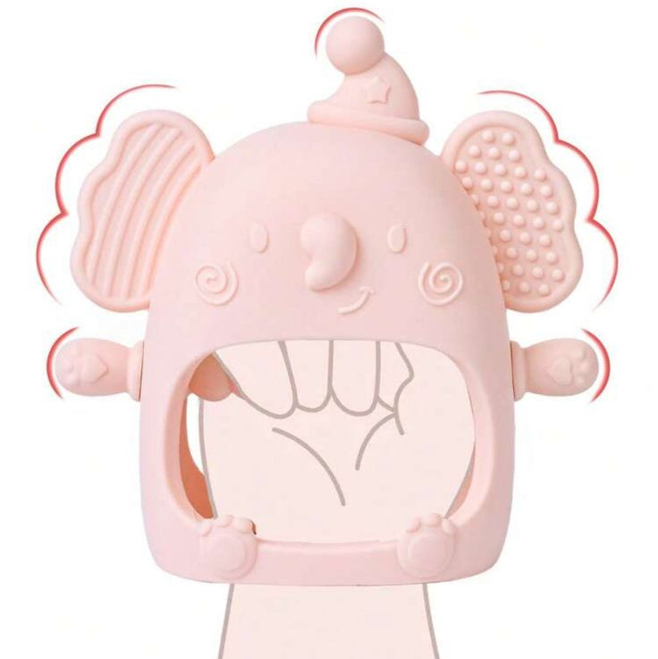 Silicone Baby Teething Mitten