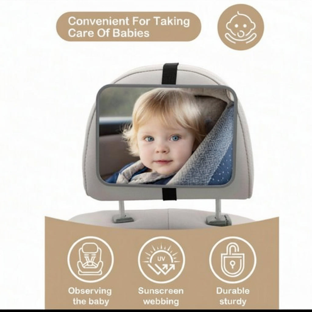 Shatterproof Baby Car Mirror