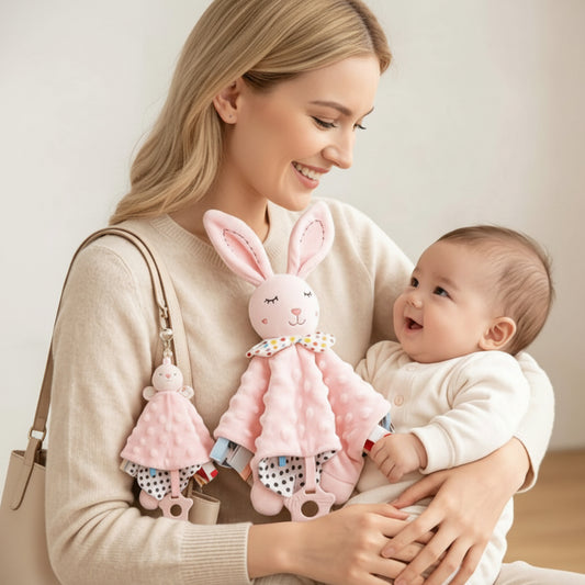 Soft Baby Soothing Towel – DoDoo Comfort Blanket Girl
