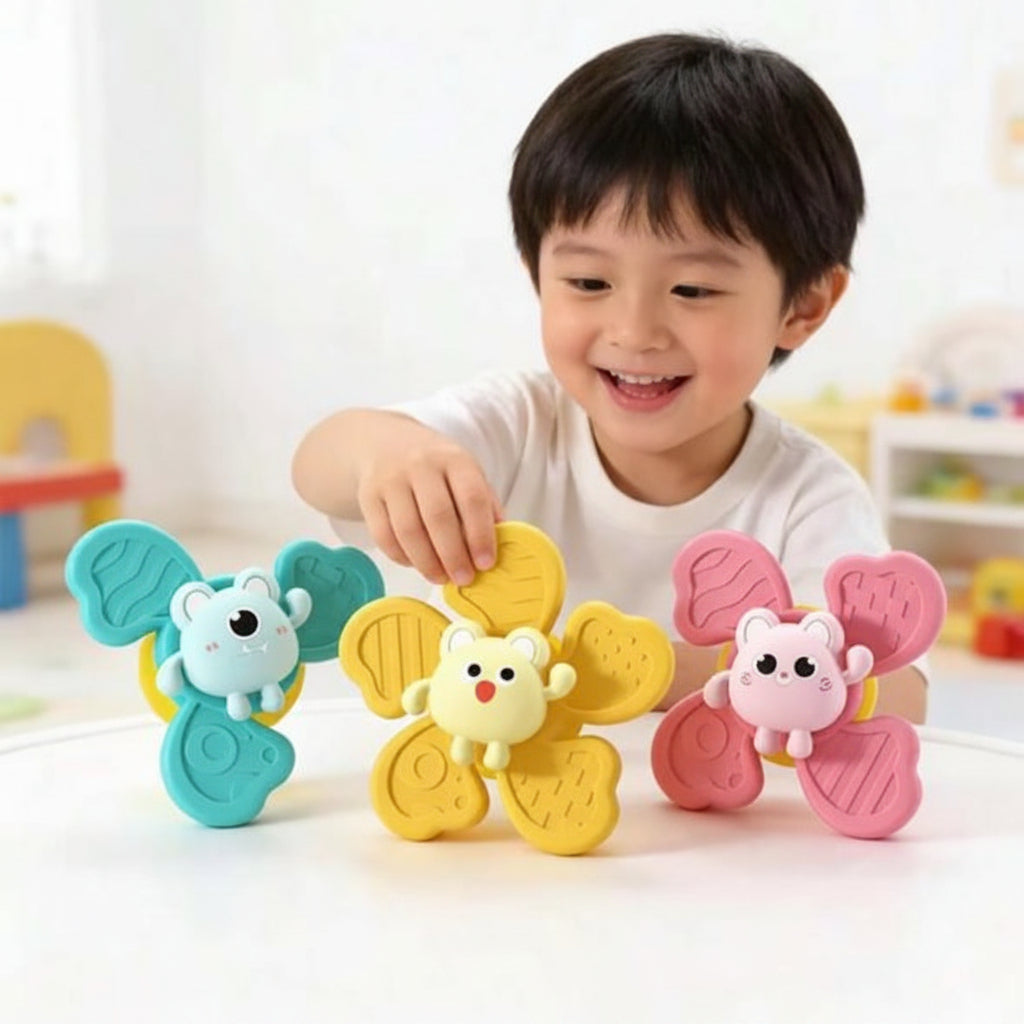 Suction Cup Spinning Toy – Stick, Spin &amp; Play!