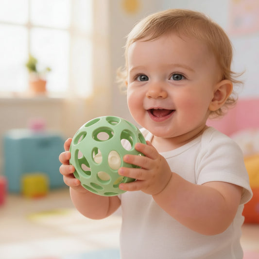 Baby Grab Ball Rattle Silicone