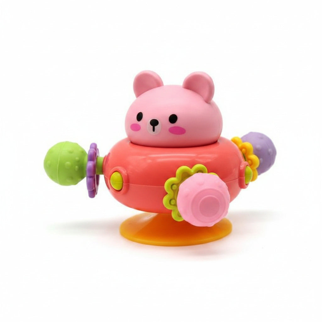 Rotating Bear Silicone Teether Toy