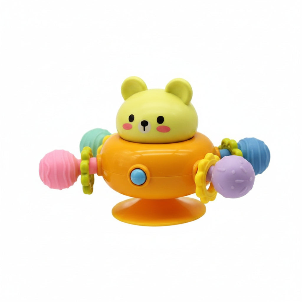 Rotating Bear Silicone Teether Toy
