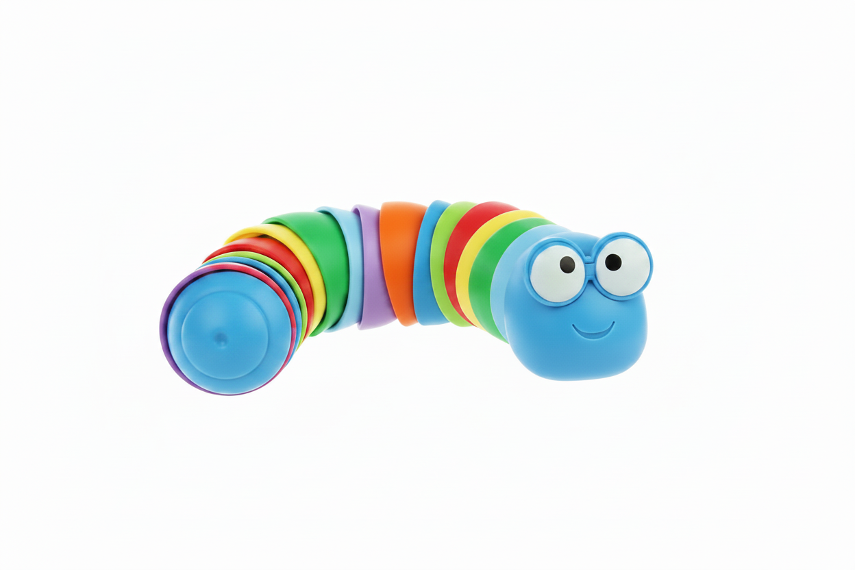 Rainbow Worm Sensory Toy