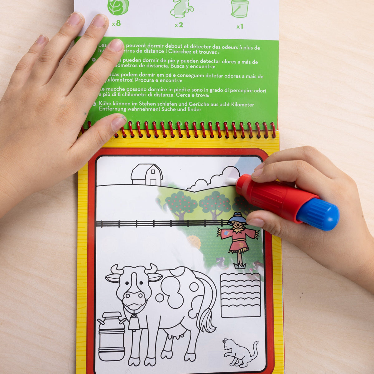 Melissa & Doug Water Wow! Farm – water pen revealing colours