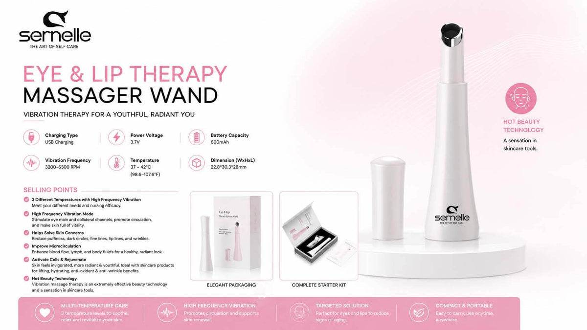 Sernelle Eye & Lip Therapy Massager Wand