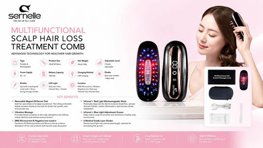 Sernelle Scalp Hair Loss Treatment Comb
