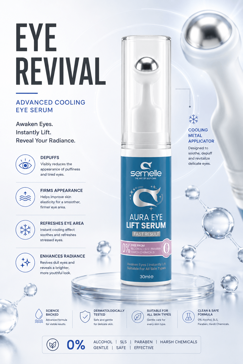 Sernelle Aura Eye Lift Serum 10ml