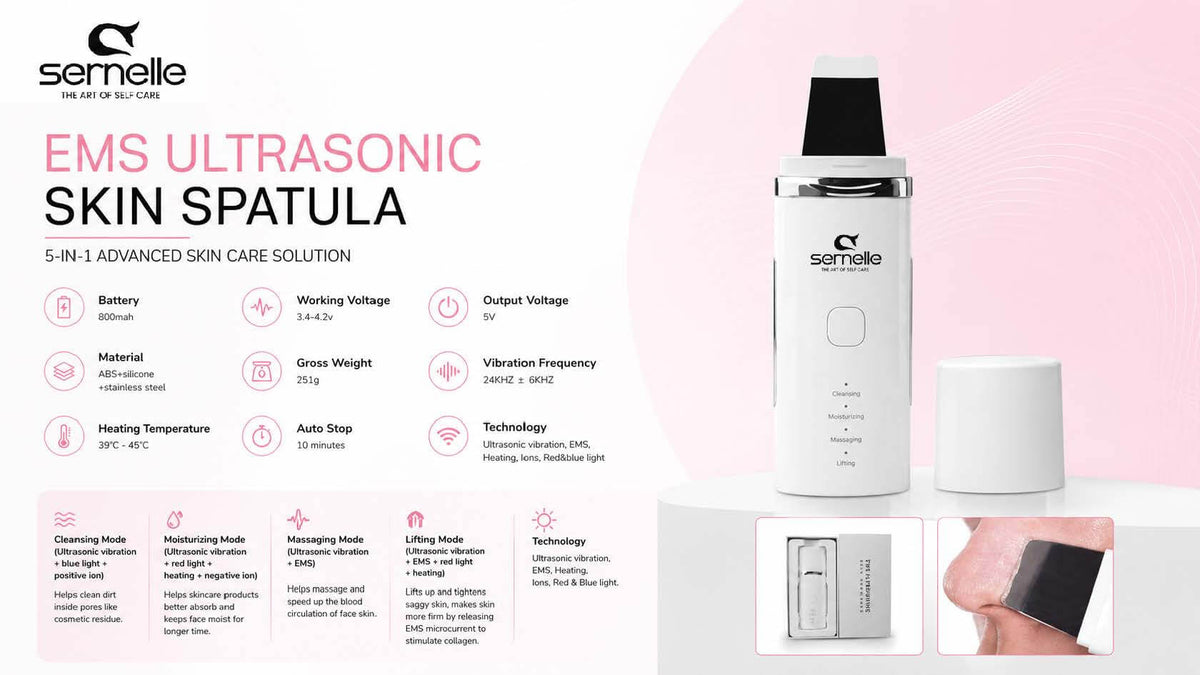 Sernelle EMS Ultrasonic Skin Spatula