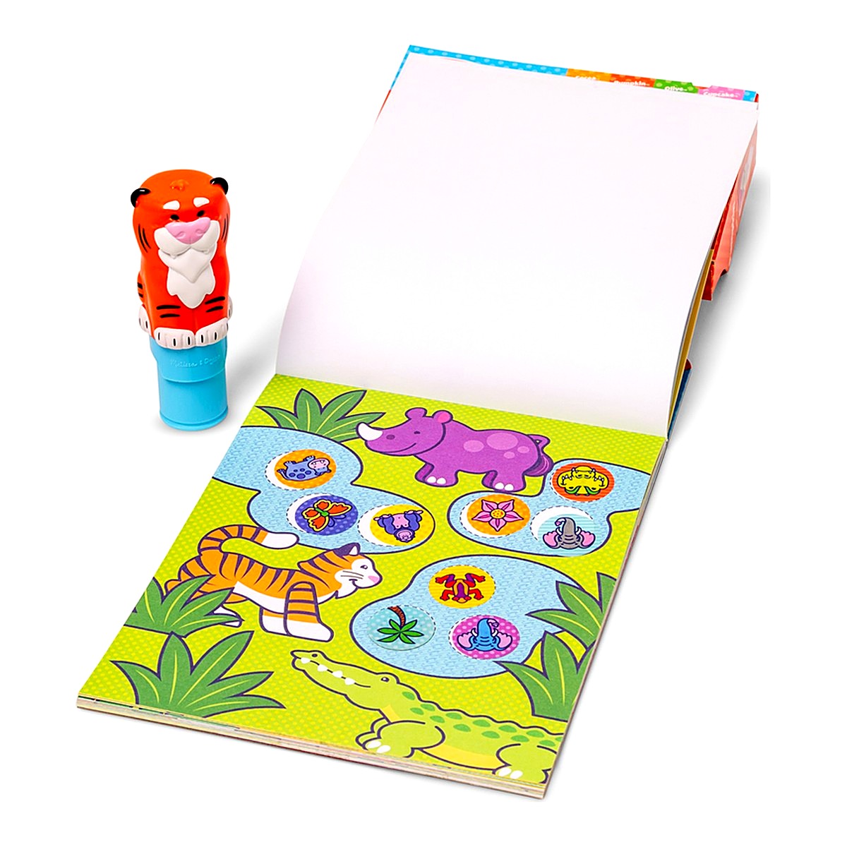 Melissa & Doug – Sticker WOW! Tiger Activity Pad & Sticker Stamper