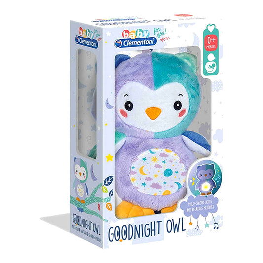 Clementoni Baby – Goodnight Owl Light-Up Plush