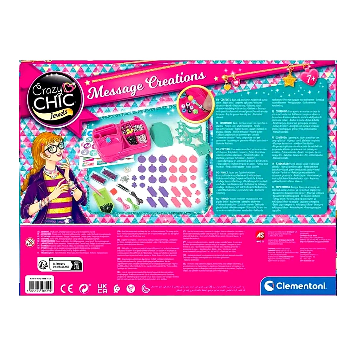 Clementoni Crazy Chic – Message Creations Jewellery Kit