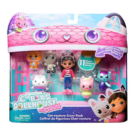 Gabby's Dollhouse: The Movie – Cat-Venture Crew Figure Pack