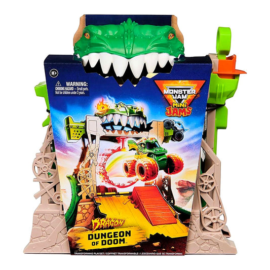 Monster Jam Mini Jams – Dragon Dungeon of Doom Playset